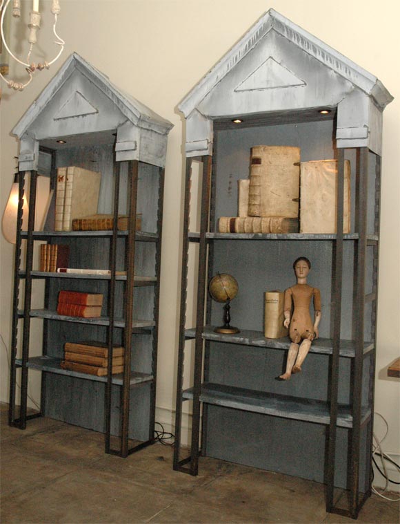 Zinc Book Shelf