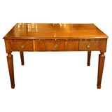 Late 18th Century Italian Neoclassical Beechwood Writing Desk
