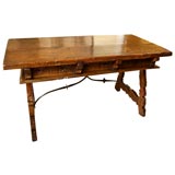 Late 17th Century Hand Carved Portuguese Walnut Refectory Table