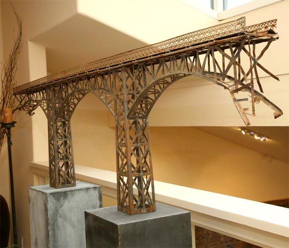 Late 19th Century Architects Model of a Parisian Bridge