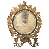 Iron Grape Wreath Mirror