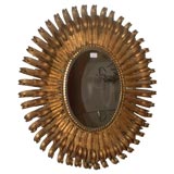 Oval Giltmetal Mirror