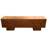 Used Solid Teak Beam Bench