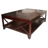 Coffee Table  60 inches available in Ebonized Walnut/Black