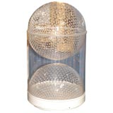 Vintage "Globo Trissurato" Plexiglass Lamp by Ugo La Pietra