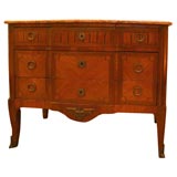 Marquetry Three-Drawer Commode