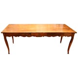 Antique Louis XV-Style Fruitwood Table