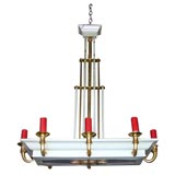 French 40's Rectangular Chandelier
