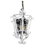 Italian Wrought Iron Lantern Italian Wrought Iron Lantern