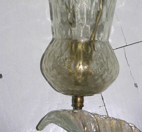 Barovier Venetian Murano Glass Lantern In Excellent Condition In Stamford, CT