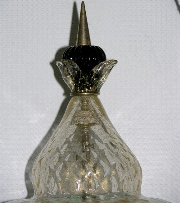 Blown Glass Barovier Venetian Murano Glass Lantern