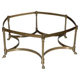 Brass coffee table