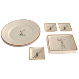Various Porcelain Dishes by Gio Ponti for Richard Ginori