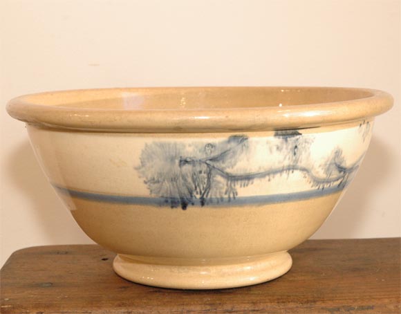 American RARE 19THC MOCHA WARE-SEA WEED  DESIGN-MINT CONDITION
