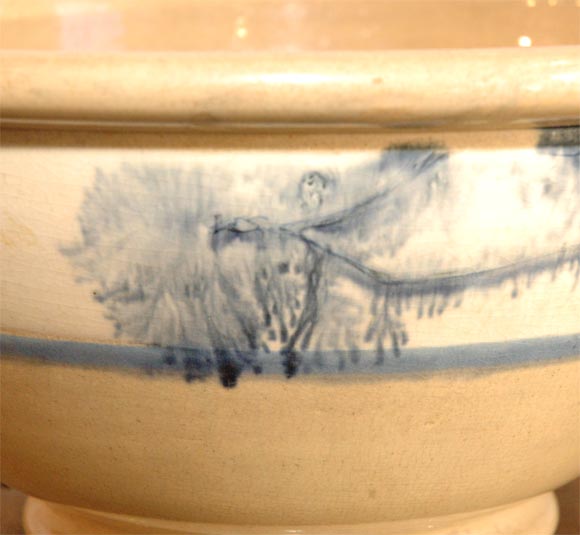 19th Century RARE 19THC MOCHA WARE-SEA WEED  DESIGN-MINT CONDITION