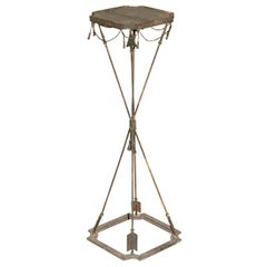 Napoleon III Tole Stand with Tassels Napoleon III Tole Stand with Tassels