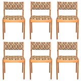 Retro Set of 6 Dux Dining Chairs