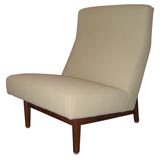 Classic Jens Risom armless chair-1950's