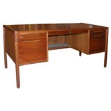 Jens Risom walnut desk-1950's