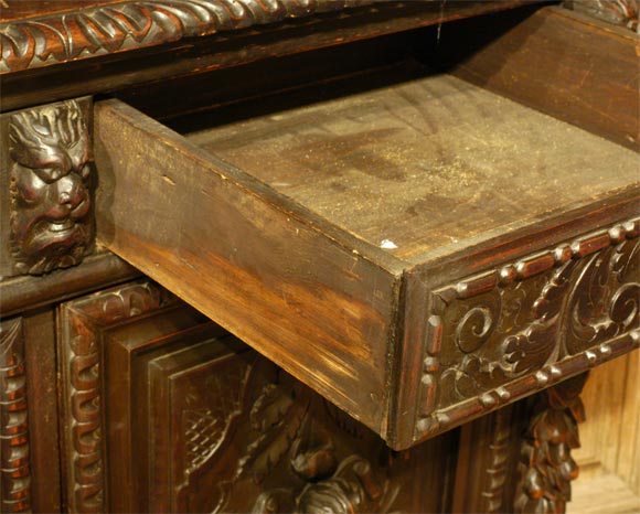 Walnut Late 16th Century Italian  Cupboard For Sale