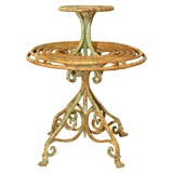Small Arras Two-tier Iron Plant Stand