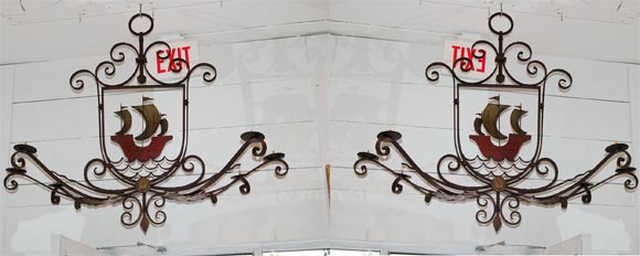 Pair of Ship Chandeliers
