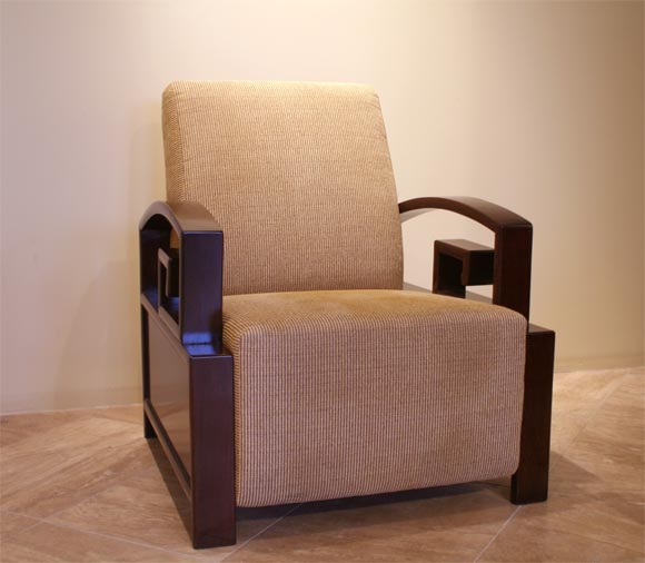 Chinese Deco Club Chair 1