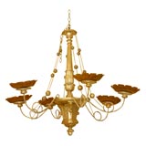 Antique PAIR OF CLASSIC TUSCAN CHANDELIERS