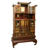 Antique Japanese Curio Cabinet
