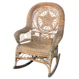 Heywood Wakefield Wicker Rocking Chair
