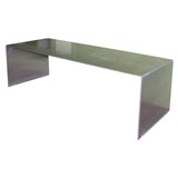 Brushed Aluminum Coffee Table