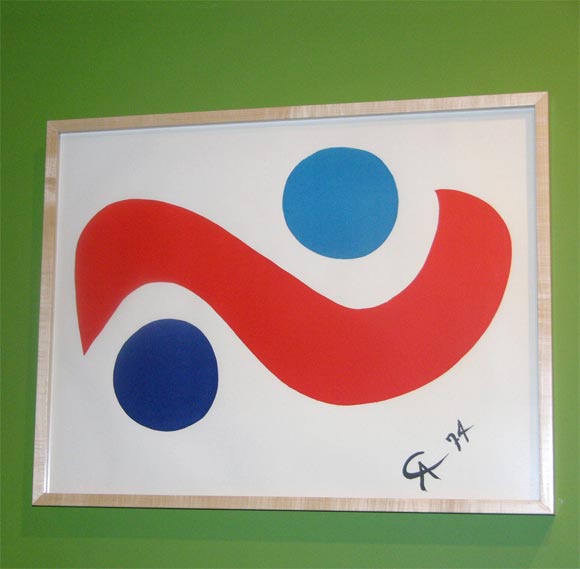 Framed Serigraph by Alexander Calder
