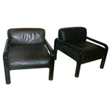 Pair of Gae Aulenti Lounge Chairs for Knoll