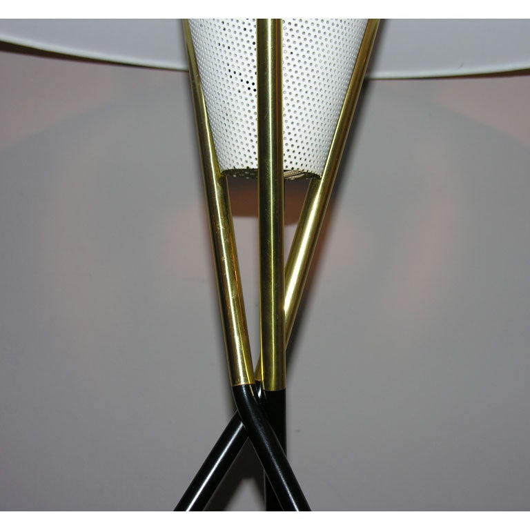 Pair of Modernist Architectural Table Lamps by Gerald Thurston 1