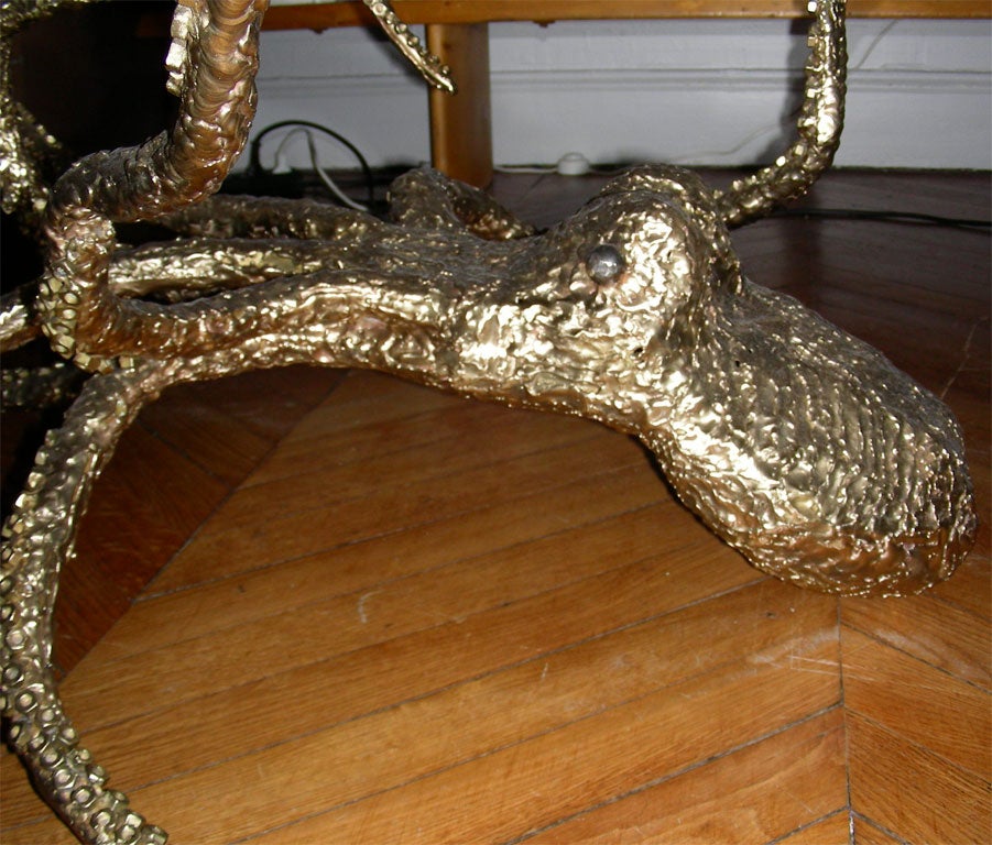 Late 20th Century 1970s Octopus Coffee Table For Sale