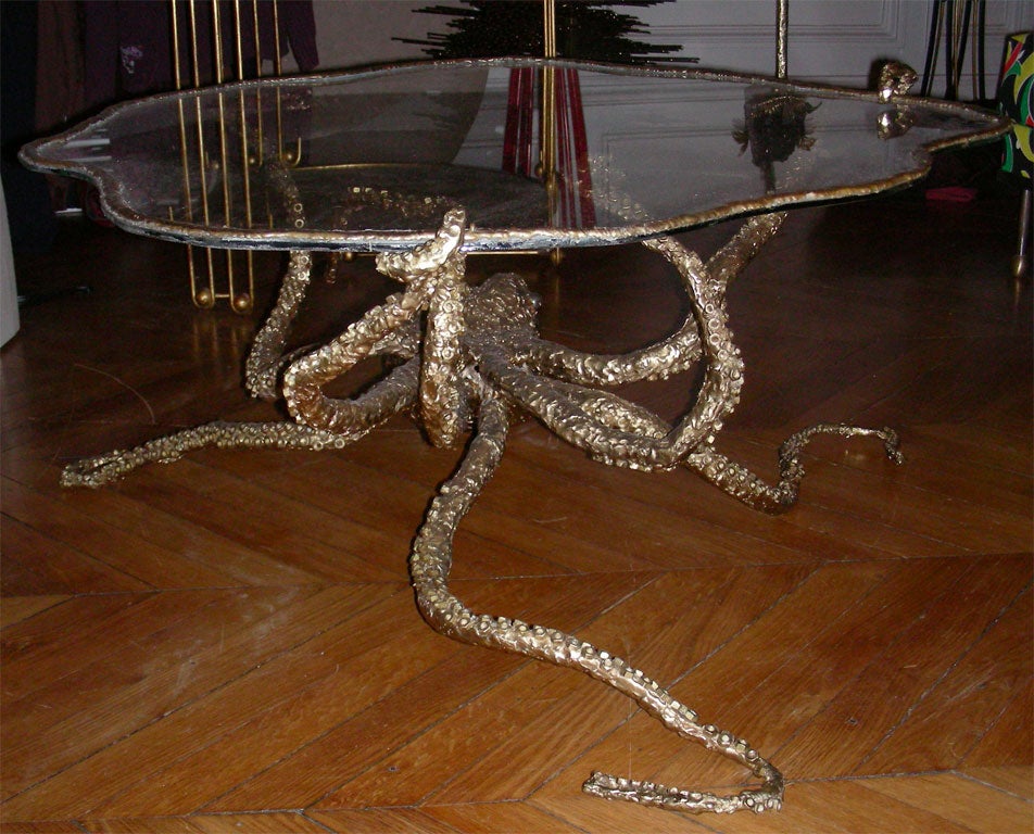 1970s Octopus Coffee Table For Sale 2
