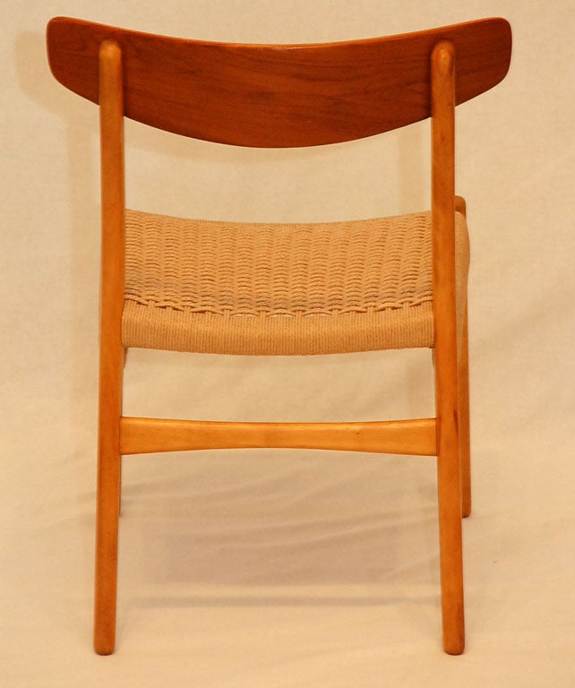 Set of 4 Hans Wegner CH-23 Dining Chairs In Excellent Condition In Los Angeles, CA