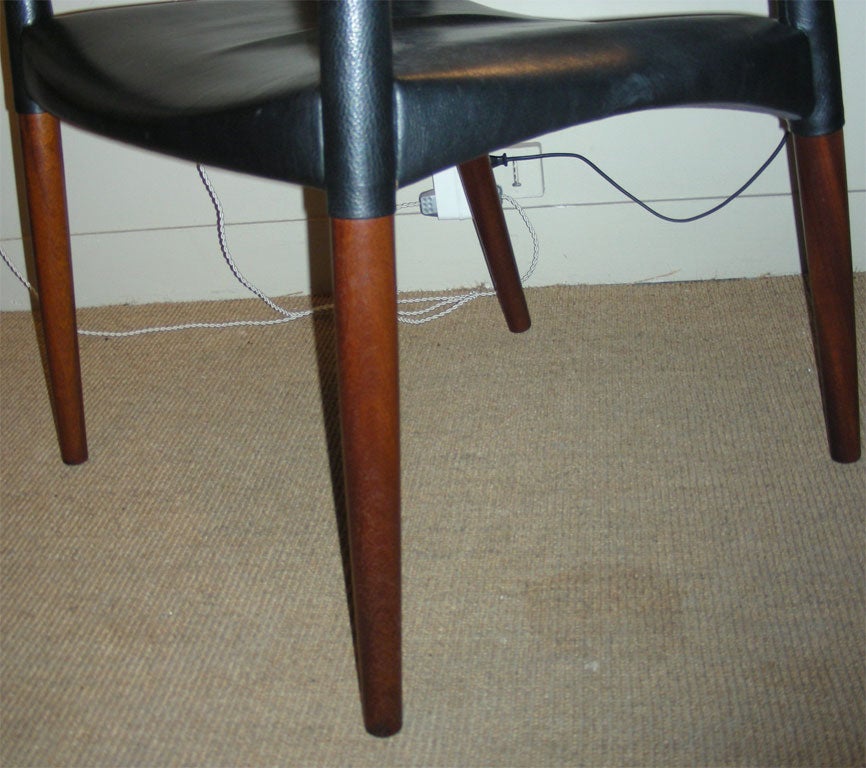 Two 1950s Armchairs by Ejner Larsen and Axel Bender-Madsen For Sale 6