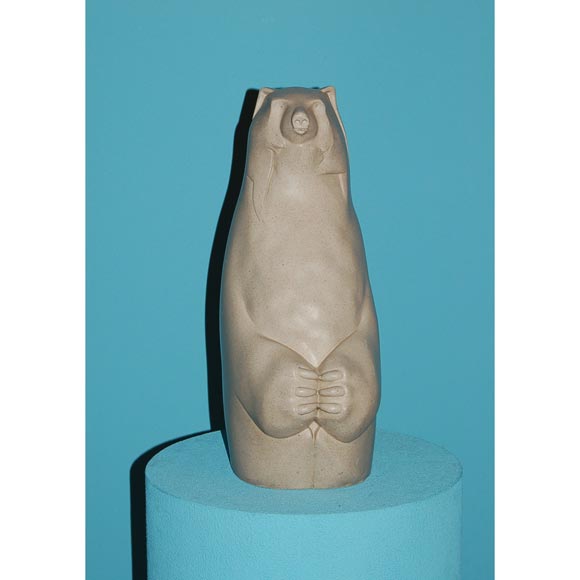 Cast Terrazzo Bear Sculpture Style of Marshall Fredericks