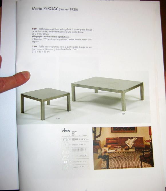 1972 Table by Maria Pergay For Sale 2
