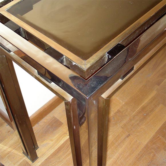 Modern 1970s Console Table by Guy Lefevre For Sale