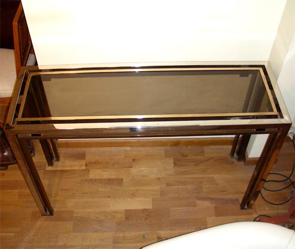 1970s Console Table by Guy Lefevre For Sale 1