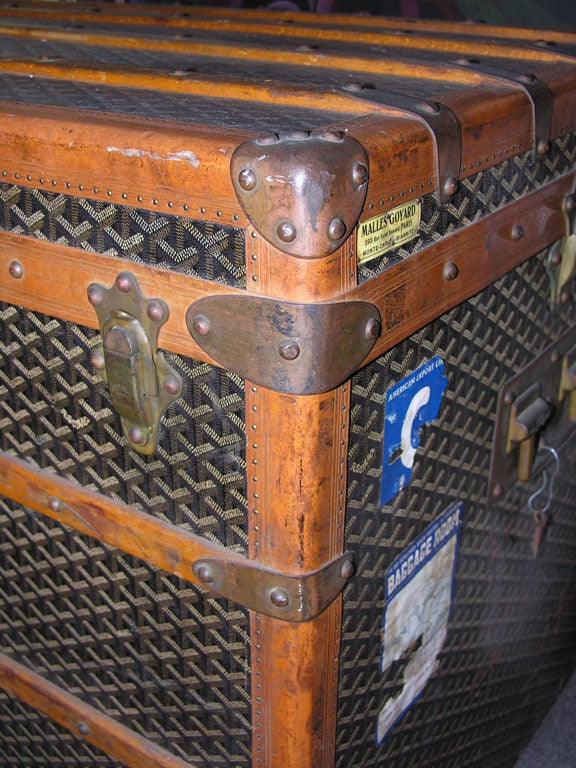 GOYARD Vintage Steamer Trunk