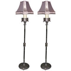 Oscar Bach Art Deco Standing Lamps 4