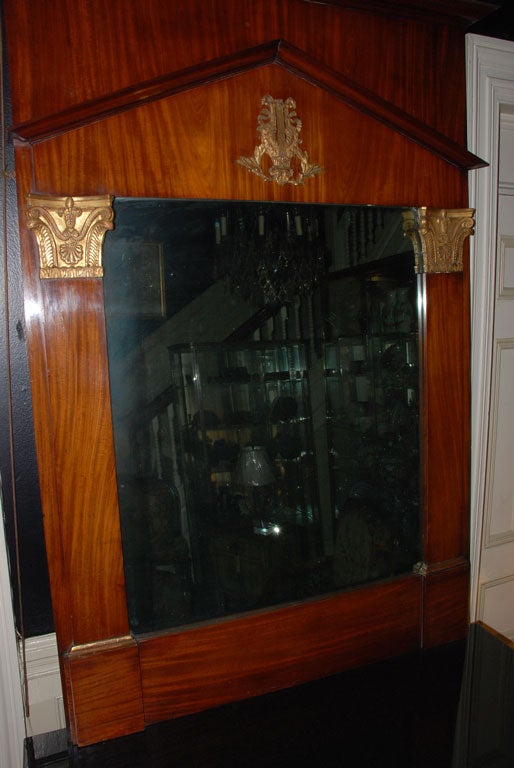 French Period Empire Trumeau Mirror