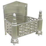 Vintage 1930s Bronze Hearth Inset