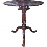 Antique Mahogany wine tasting or oyster table