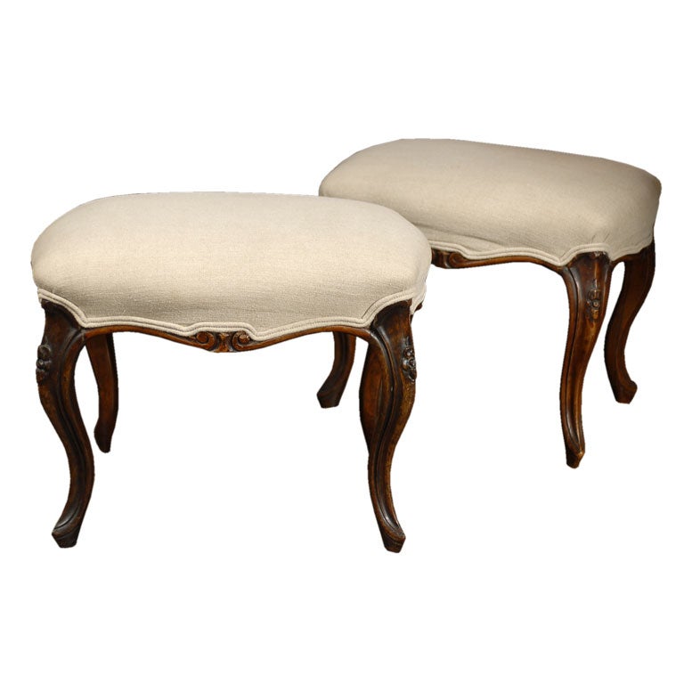 Pair of French Stools