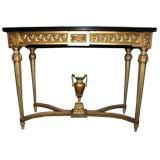 French Giltwood Console Table