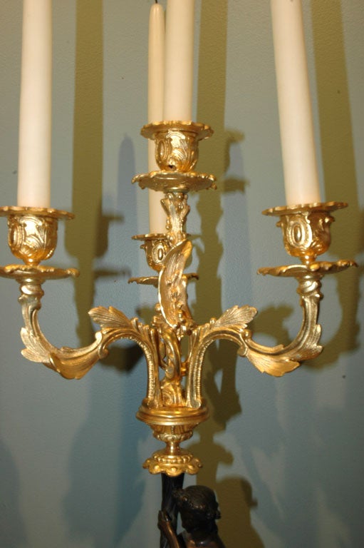 Pair of French Neoclassical Candelabra 1